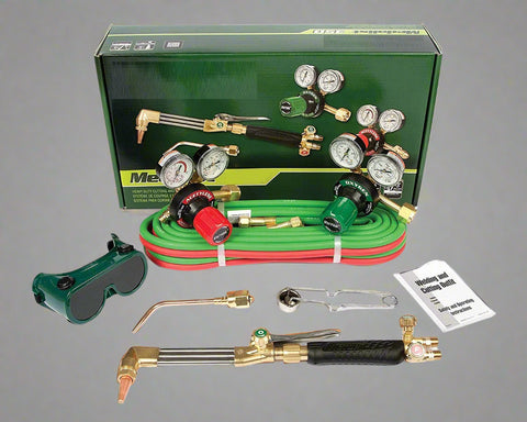 Heavy Duty Victor Style Cutting & Welding Kit in Green Case

Complete Torch Welding Kit with Regulators and Accessories

Brass Oxygen and Fuel Regulators for Welding Torch Kit