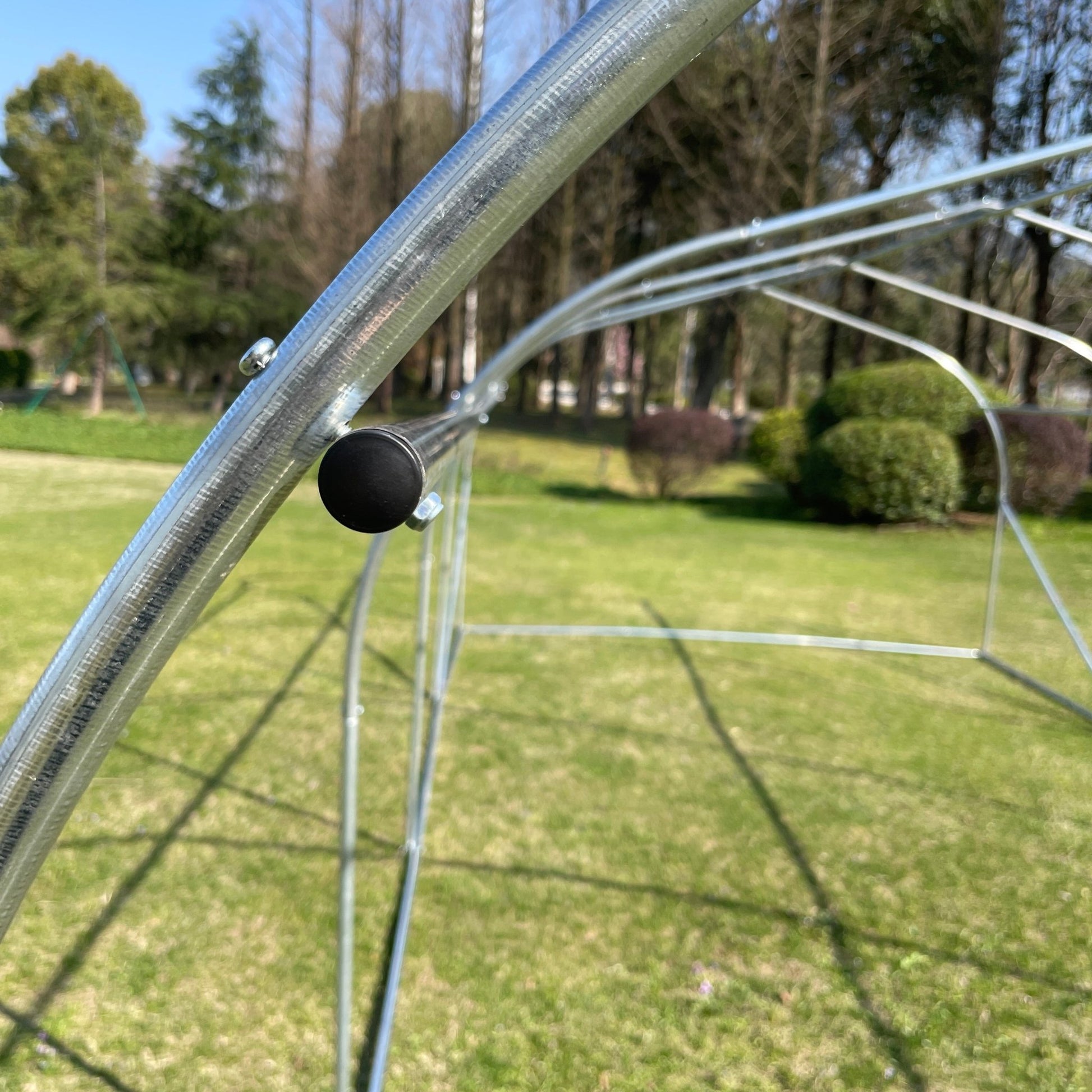 NEW HEAVY DUTY WALK IN TUNNEL DOME GREENHOUSE BUILDINGS - with 9.8 X 6.5 FT | Sold by Uncle Wiener's Wholesale