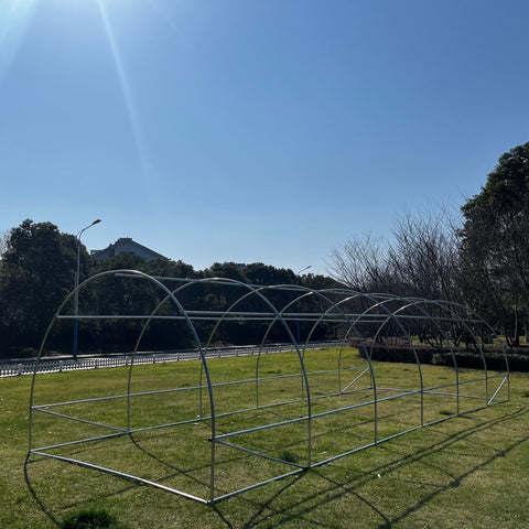 NEW HEAVY DUTY WALK IN TUNNEL DOME GREENHOUSE BUILDINGS - with 9.8 X 6.5 FT | Sold by Uncle Wiener's Wholesale