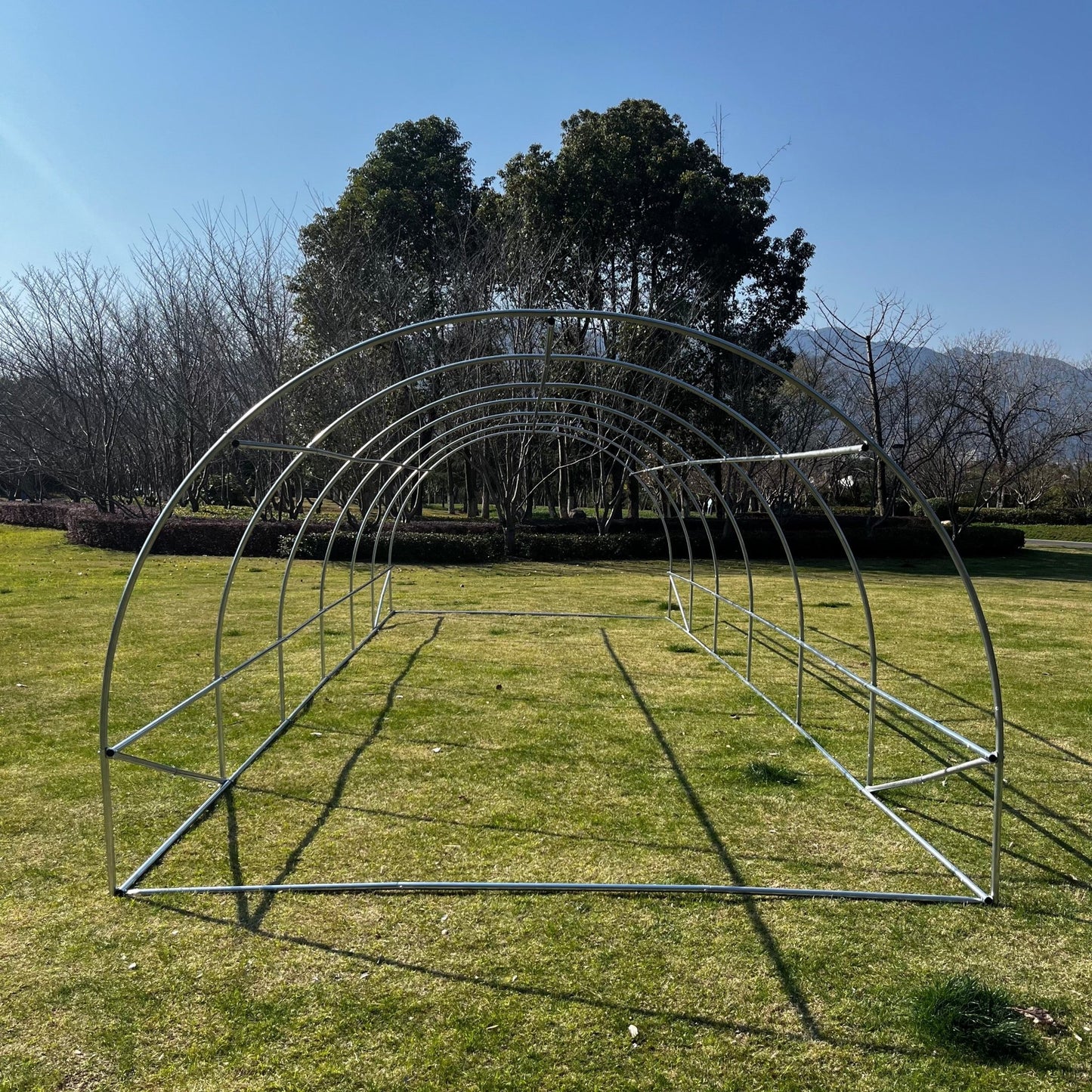 NEW HEAVY DUTY WALK IN TUNNEL DOME GREENHOUSE BUILDINGS - with 9.8 X 6.5 FT | Sold by Uncle Wiener's Wholesale