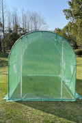 Heavy-duty walk-in tunnel greenhouse with UV-resistant PE cover