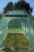 “Heavy-duty walk-in tunnel greenhouse with dome roof”

“Greenhouse building with zippered door and mesh windows”

“Portable tunnel greenhouse for backyard gardening”

“Large walk-in PE greenhouse 10 x 26 feet”