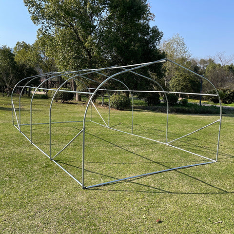 NEW HEAVY DUTY WALK IN TUNNEL DOME GREENHOUSE BUILDINGS - with 9.8 X 6.5 FT | Sold by Uncle Wiener's Wholesale