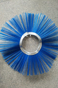 Heavy-duty wavy skid steer brush – top view

Blue poly bristles on Bobcat-compatible sweeper wafer

Wavy wafer sweeper brush 6.4 x 21.3 inches

Close-up of Bobcat skid steer sweeper brush construction