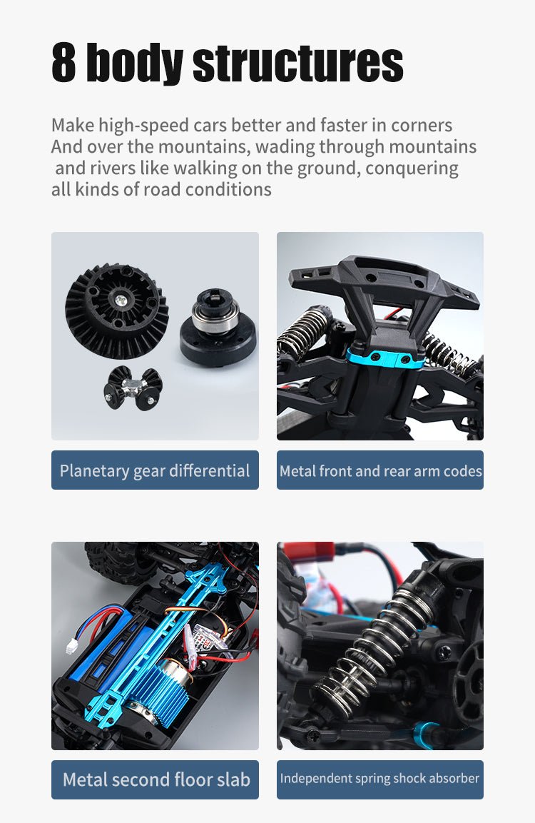 NEW HIGH - PERFORMANCE 4WD OFF ROAD MONSTER RC 50KM - with Monster Truck | Sold by Uncle Wiener's Wholesale