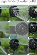 New High Pressure Garden Hose Nozzle with Built - in Soap Dispenser – 8 Spray Patterns, Adjustable Foam Blaster 5240816 - with | Sold by Uncle Wiener's Wholesale