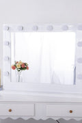 New Hollywood Vanity Makeup Mirror with Lights – Wall - Mounted Tabletop Mirror for Dressing Room or Bedroom DC1175 - with 23.6″ X 15.7″ Makeup Mirror | Sold by Uncle Wiener's Wholesale