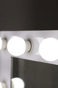 New Hollywood Vanity Makeup Mirror with Lights – Wall - Mounted Tabletop Mirror for Dressing Room or Bedroom DC1175 - with 23.6″ X 15.7″ Makeup Mirror | Sold by Uncle Wiener's Wholesale