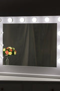 New Hollywood Vanity Makeup Mirror with Lights – Wall - Mounted Tabletop Mirror for Dressing Room or Bedroom DC1175 - with 23.6″ X 15.7″ Makeup Mirror | Sold by Uncle Wiener's Wholesale
