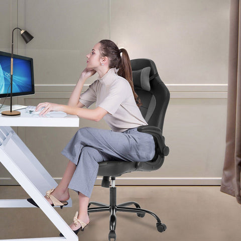 NEW HOME AND OFFICE MASSAGE GAMING COMPUTER LEATHER CHAIR - with 512428 OFFICE CHAIR | Sold by Uncle Wiener's Wholesale
