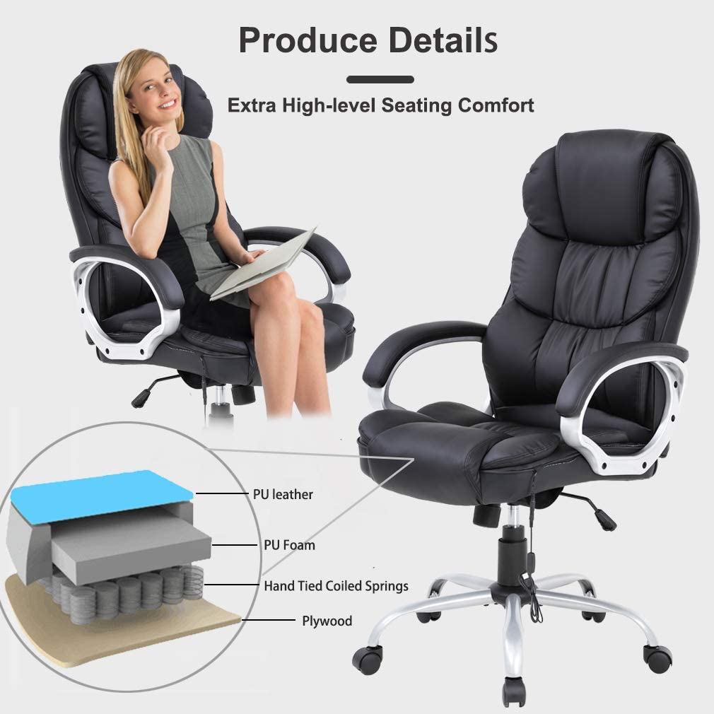 NEW HOME AND OFFICE MASSAGE GAMING COMPUTER LEATHER CHAIR - with 512428 OFFICE CHAIR | Sold by Uncle Wiener's Wholesale