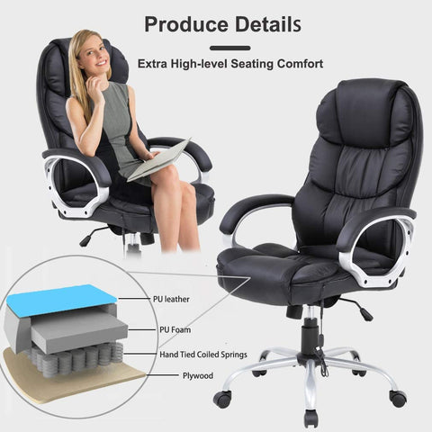 NEW HOME AND OFFICE MASSAGE GAMING COMPUTER LEATHER CHAIR - with 512428 OFFICE CHAIR | Sold by Uncle Wiener's Wholesale