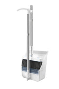 “Sweeper broom and dustpan set with upright stand – white and black”

“Compact broom set with stainless steel handle for home and office”

“Ergonomic dustpan with long handle broom for convenient storage”