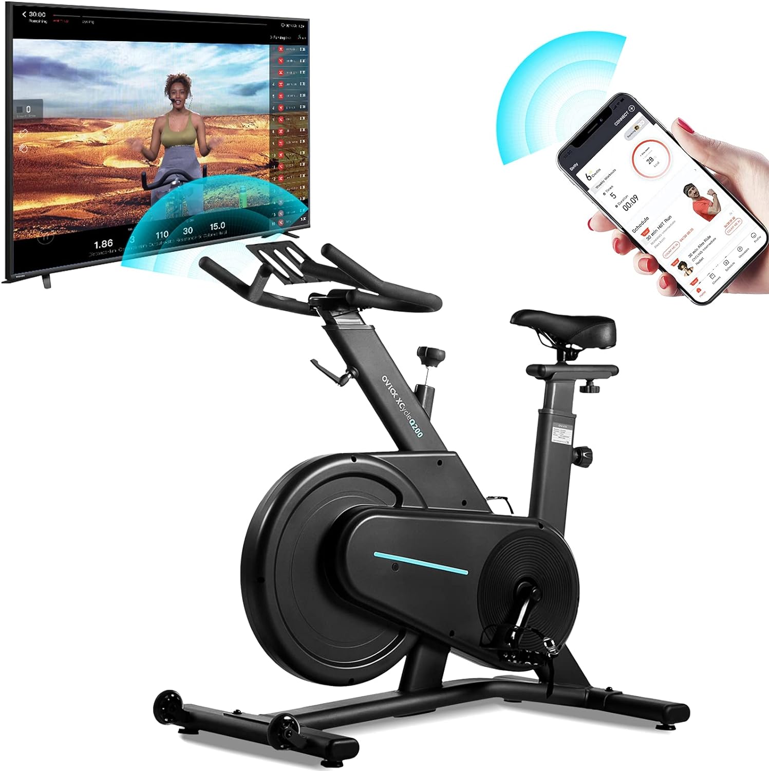 New Home Workout Exercise Bike with Bluetooth & Digital LCD ��� 1024146 - with | Sold by Uncle Wiener's Who