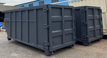 New Hooklift Roll Off Dumpster Bin – Heavy - Duty Waste, Scrap & Garbage Container - with 45 YARD (22X7.5X8 FT) 7936 LBS | Sold by Uncle Wiener's Wholesale