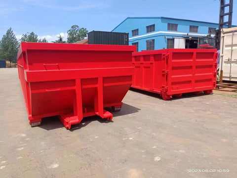 New Hooklift Roll Off Dumpster Bin – Heavy - Duty Waste, Scrap & Garbage Container - with 45 YARD (22X7.5X8 FT) 7936 LBS | Sold by Uncle Wiener's Wholesale