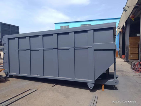 New Hooklift Roll Off Dumpster Bin – Heavy - Duty Waste, Scrap & Garbage Container - with 45 YARD (22X7.5X8 FT) 7936 LBS | Sold by Uncle Wiener's Wholesale