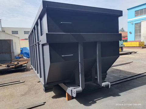 New Hooklift Roll Off Dumpster Bin – Heavy - Duty Waste, Scrap & Garbage Container - with 45 YARD (22X7.5X8 FT) 7936 LBS | Sold by Uncle Wiener's Wholesale