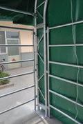 large horse and animal fabric livestock shelter with green canopy

40x40x16 ft livestock shelter with steel frame for farm use

durable green canopy shelter for animals and hay storage

portable barn for cattle and horses with weatherproof cover

livestock storage structure for farm equipment and feed

