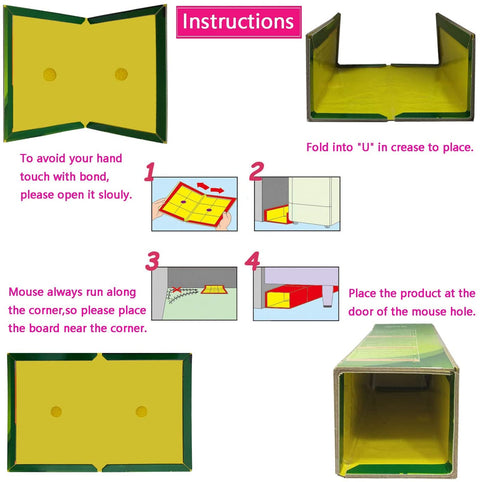 New Hovex Large Size Glue Trap – Effective Mouse & Rat Pest Control 51GT - with | Sold by Uncle Wiener's Wholesale