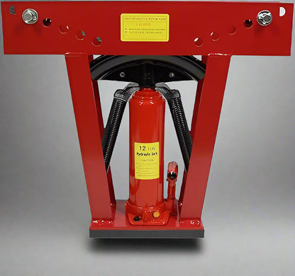 16-Ton Hydraulic Pipe Bender with Vertical Die Rack – Front View

