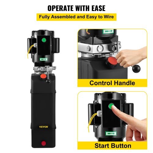 “Hydraulic power pump 2950 PSI with 14L tank”

“Single-acting car lift hydraulic pump 220V”

“Pre-wired hydraulic unit for vehicle lifts and trailers”

“Black 2.2kW hydraulic power unit with steel reservoir”

“Hydraulic motor and pump assembly for garage lift systems”