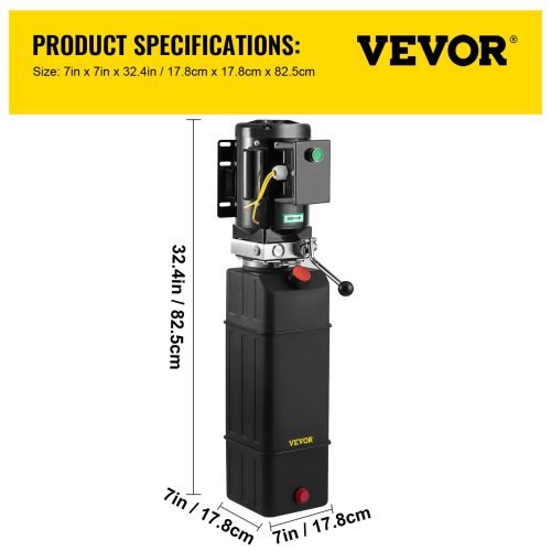 “Hydraulic power pump 2950 PSI with 14L tank”

“Single-acting car lift hydraulic pump 220V”

“Pre-wired hydraulic unit for vehicle lifts and trailers”

“Black 2.2kW hydraulic power unit with steel reservoir”

“Hydraulic motor and pump assembly for garage lift systems”