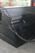 RP1830 industrial tilt-n-scoop bucket front view
Heavy-duty hydraulic skid steer bucket top-down view
Scoop bucket attached to skid steer in snowy environment
Industrial scoop bucket dumping material
Tilt function demonstration of RP1830 skid steer bucket