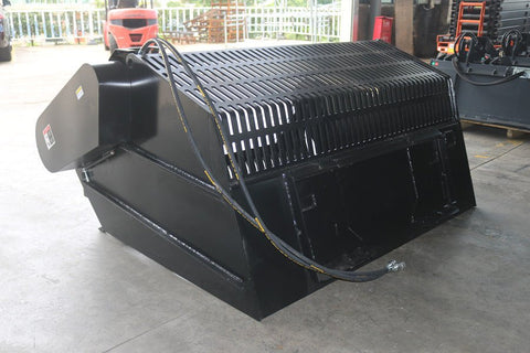 RP1830 industrial tilt-n-scoop bucket front view
Heavy-duty hydraulic skid steer bucket top-down view
Scoop bucket attached to skid steer in snowy environment
Industrial scoop bucket dumping material
Tilt function demonstration of RP1830 skid steer bucket