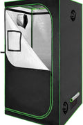 New Hydroponic Indoor Grow Tent with Floor Tray – Complete Hydroponics Growing System - with 36″X20″X63″ (90X50X160CM) | Sold by Uncle Wiener's Wholesale
