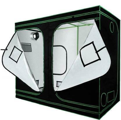 New Hydroponic Indoor Grow Tent with Floor Tray – Complete Hydroponics Growing System - with 98″X48″X80″ (240X120X200CM) | Sold by Uncle Wiener's Wholesale