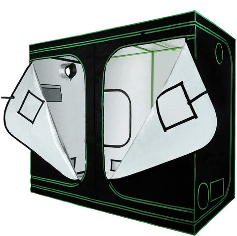 New Hydroponic Indoor Grow Tent with Floor Tray – Complete Hydroponics Growing System - with 98″X48″X80″ (240X120X200CM) | Sold by Uncle Wiener's Wholesale