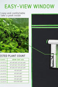 New Hydroponic Indoor Grow Tent with Floor Tray – Complete Hydroponics Growing System - with 36″X20″X63″ (90X50X160CM) | Sold by Uncle Wiener's Wholesale
