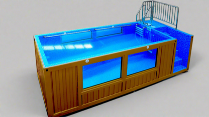 “Modern 20ft sea container pool in backyard with filtration system”

“Indoor 40ft shipping container swimming pool with viewing glass”

“Above-ground modular pool built from repurposed shipping container”