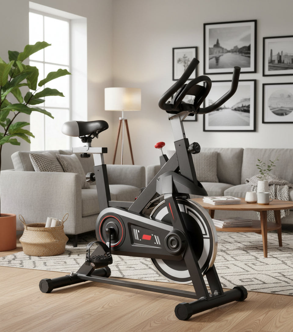 New Indoor Spin Bike – Home Exercise Cycling Bike for Cardio Fitness Workouts JTF612 - with | Sold by Uncle Wiener's Wholesale