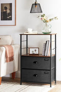 New Industrial Nightstand – Modern Bedside Table with Storage for Bedroom or Living Room LVT03H - with | Sold by Uncle Wiener's Wholesale