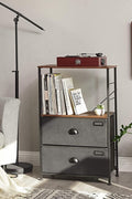 New Industrial Nightstand – Modern Bedside Table with Storage for Bedroom or Living Room LVT03H - with | Sold by Uncle Wiener's Wholesale