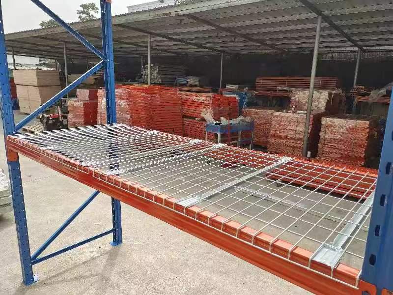 industrial pallet racking with boxes
steel warehouse shelving 8ft to 20ft
heavy-duty pallet racking system
expansion bay pallet rack
wire mesh panels for pallet racking