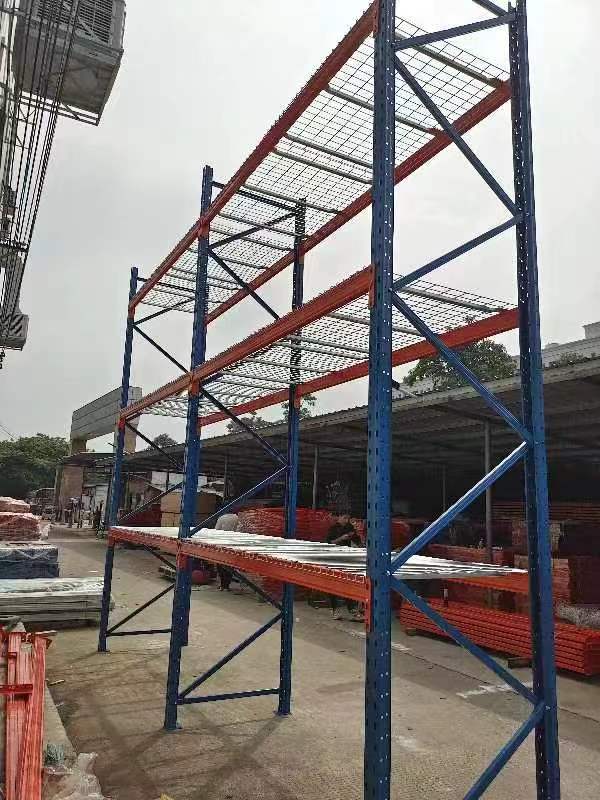 industrial pallet racking with boxes
steel warehouse shelving 8ft to 20ft
heavy-duty pallet racking system
expansion bay pallet rack
wire mesh panels for pallet racking