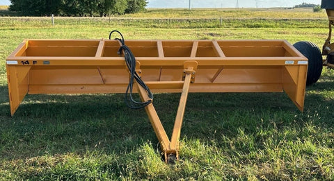 NEW Industrias America 10 FT, 12 FT, 14 FT & 16 FT Heavy - Duty Box Blade Scraper with Tilt - with 10 FT F10TM | Sold by Uncle Wiener's Wholesale