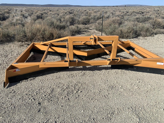 12 FT Box Scraper Float in Field – Side View
14 FT Industries America Box Scraper – Angled Front
Tractor Scraper Float with Gauge Roller Kit
Heavy-Duty Box Scraper for Land Grading
Orange Field Float Scraper – Rear Blade Design