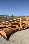 12 FT Box Scraper Float in Field – Side View
14 FT Industries America Box Scraper – Angled Front
Tractor Scraper Float with Gauge Roller Kit
Heavy-Duty Box Scraper for Land Grading
Orange Field Float Scraper – Rear Blade Design
