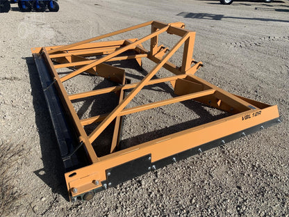 12 FT Box Scraper Float in Field – Side View
14 FT Industries America Box Scraper – Angled Front
Tractor Scraper Float with Gauge Roller Kit
Heavy-Duty Box Scraper for Land Grading
Orange Field Float Scraper – Rear Blade Design