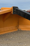 Industries America 16 FT Hydraulic Pull Scraper – Side View on Tractor

Heavy-Duty Orange Scraper with Flotation Tires – Field Ready

16 Foot U-Blade Hydraulic Scraper for Earthmoving Projects

Tractor Attachment Scraper with Tilt Function – Rear Angle View