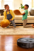 “iRobot Roomba J8+ robot vacuum with self-emptying dock and bonus bags”

“Smart mapping and precision cleaning robot vacuum for pets”

“Roomba J8 Plus with automatic dirt disposal and extra bags”

“Top view of Roomba J8+ cleaning hardwood floors”

“Roomba J8+ smart obstacle-avoiding robot vacuum system”