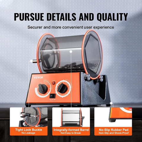 New Jewelry Polisher 5 Speed Rock Tumbler 817443 - with | Sold by Uncle Wiener's Wholesale