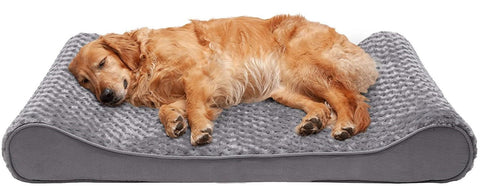 New Jumbo Memory Foam Orthopedic Dog Lounger – Large Pet Bed for Joint Relief & Comfort SDC236 - with | Sold by Uncle Wiener's Wholesale