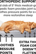 New Jumbo Memory Foam Orthopedic Dog Lounger – Large Pet Bed for Joint Relief & Comfort SDC236 - with | Sold by Uncle Wiener's Wholesale