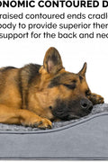 New Jumbo Memory Foam Orthopedic Dog Lounger – Large Pet Bed for Joint Relief & Comfort SDC236 - with | Sold by Uncle Wiener's Wholesale