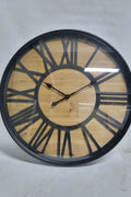 Oversized 74 cm vintage wall clock with Roman numerals
Farm-style rustic wood and metal wall clock
Silent quartz large wall clock for farmhouse d��cor
29-inch decorative black and wood clock for the living room 